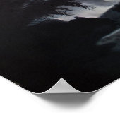 "storm on lake" 16x20キャンバス印刷 ポスター (角)