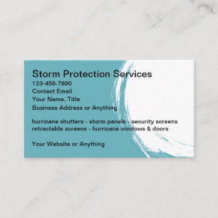 Storm Protection製品とサービス 名刺