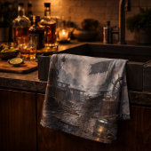 Storm Residue — Pirate Ship Aftermath キッチンタオル