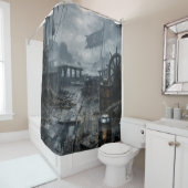 Storm Residue — Pirate Ship Aftermath シャワーカーテン (インサイチュ)