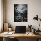 Storm Residue — Pirate Ship Aftermath Scene Poster ポスター