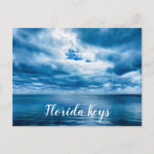 Storm Rolling in on Ocean In Florida Keys ポストカード (正面)