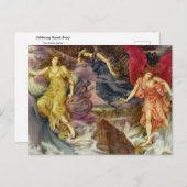 『Storm Spilits by Evelyn de Morganはがき』 ポストカード (正面/裏面)