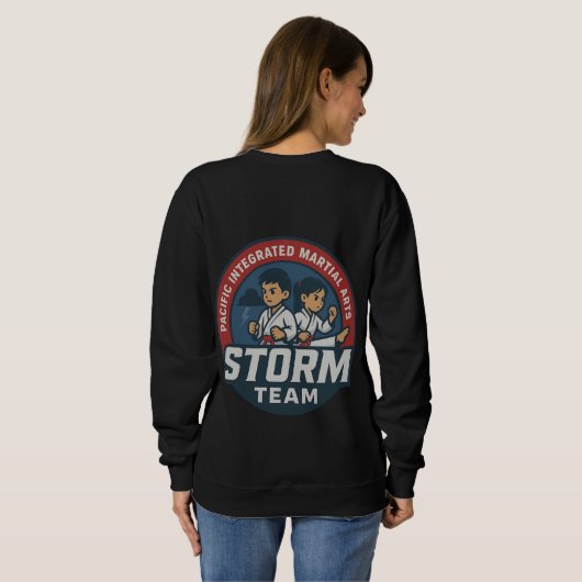 STORM team logo 2025 スウェットシャツ (裏面フル)