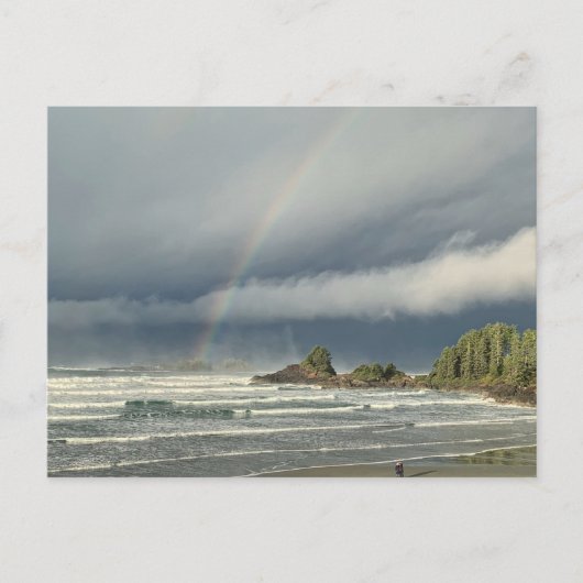 Storm Watching in Tofino British Columbia ポストカード (正面)