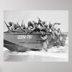 Storming the Beach, 1940s ポスター