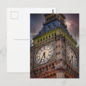 Stormlight Over Big Ben – London ポストカード (正面/裏面)