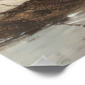 Storm's Wake:難破した魚釣りボートのアート ポスター (角)