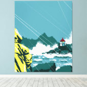 Stormwatch：島国王陛下 キャンバスプリント (インサイチュ (ウッドフロア))