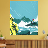 Stormwatch：島国王陛下 キャンバスプリント (インサイチュ (リビング))