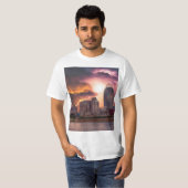 Stormy Cincinnati 素晴らし American Ball Park T-Shirt Tシャツ (正面フル)