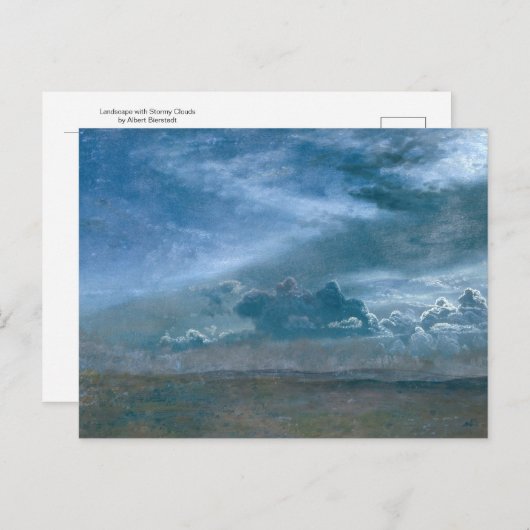 Stormy Clouds by Albert Bierstadtの風景 ポストカード (正面/裏面)