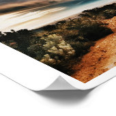 Stormy Clouds Road Landscape South Africaポスター ポスター (角)