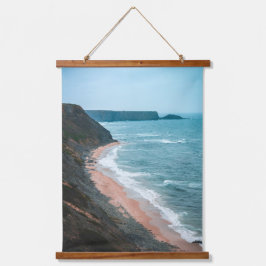 Stormy Coastline – Nature’s Raw Beauty 吊り下げ型タペストリー