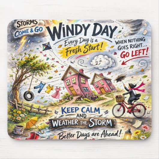 Stormy Days Mousepad マウスパッド (正面)
