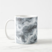 Stormy Grey Skies Lightning コーヒーマグカップ (左)
