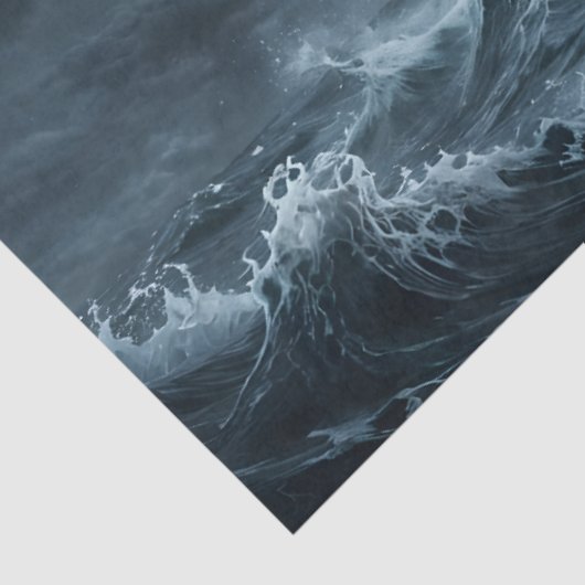 Stormy Lighthouse Ocean Decoupage 薄葉紙 (詳細)