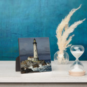 Stormy Night Coastal Lighthouse フォトプラーク (インサイチュ)