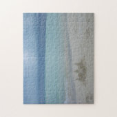 Stormy Sandcastleビーチ風景写真 ジグソーパズル (縦)