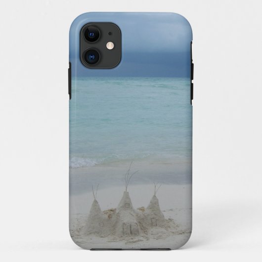 Stormy Sandcastleビーチ風景写真 Case-Mate iPhoneケース (裏面)