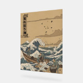 Stormy Sea アクリルサイン (傾斜)
