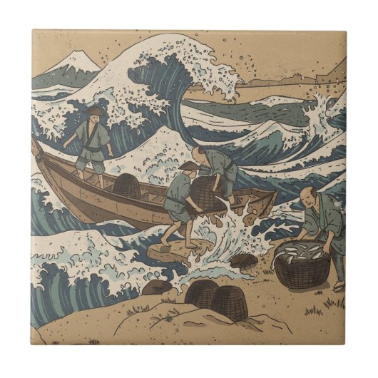 Stormy Sea タイル (正面)