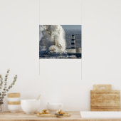 Stormy Seas at Rokerポスター/プリント ポスター (キッチン)