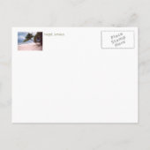 Stormy Sky,ビーチ，ヤシの木，ネグリル，ジャマイカ 案内ポストカード (裏面)