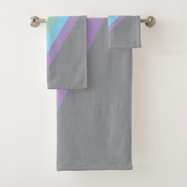 Stormy Sky & Rainbow Bath Towels バスタオルセット