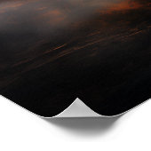 Stormy Voyage: Epic Steampunk Zeppelin ポスター (角)