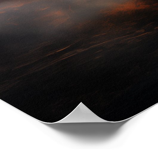 Stormy Voyage: Epic Steampunk Zeppelin ポスター (角)