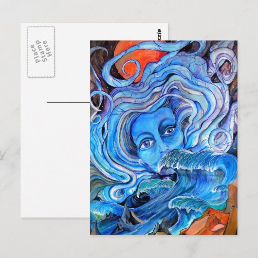 Stormy Watersはがき ポストカード (正面/裏面)