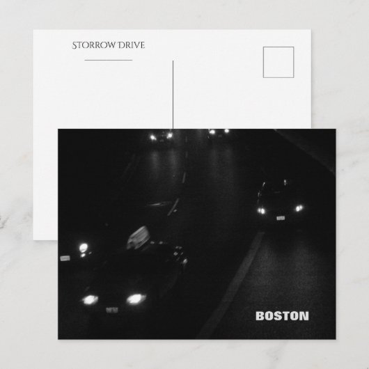 Storrow Drive, BOSTON ポストカード (正面/裏面)