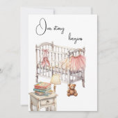 Story Book Baby Shower Digital Download Invitation 招待状 (正面)
