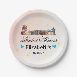 Story Book Library次章ブライダルシャワー ペーパープレート