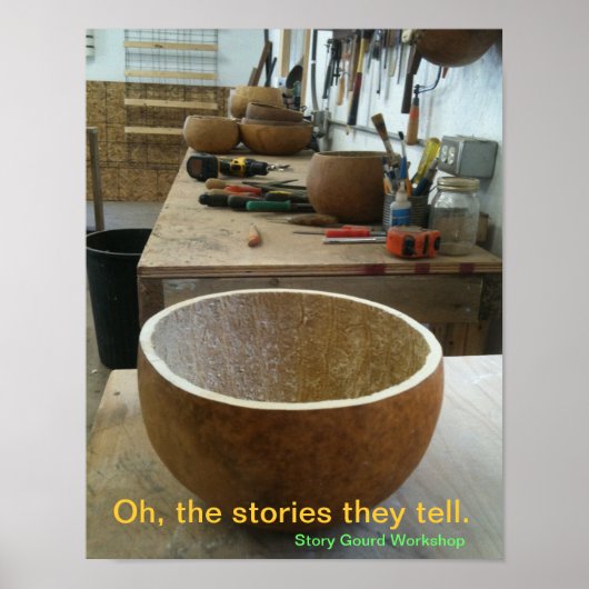 Story Gourdポスター – ワークショップ ポスター (正面)