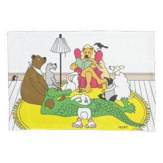 Story Hour Whimsical Pillowcase 枕カバー