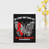 Story Isn&#';T Over Yetハート病認識度 カード (黄色い花)