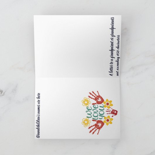 Story Time Forever祖父母の話は大好き シーズンカード (内部)