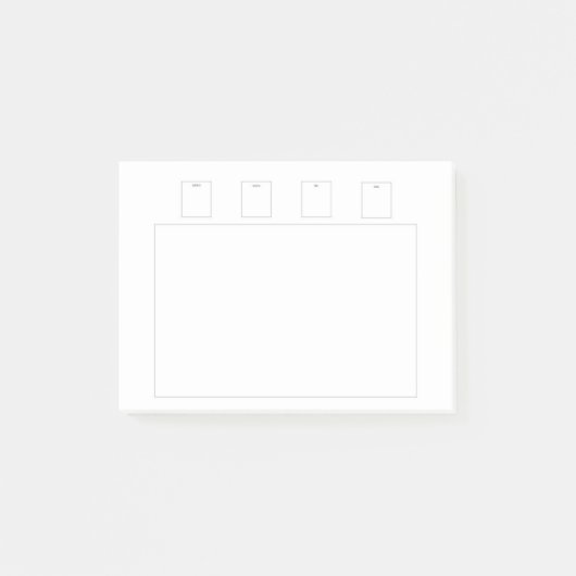 Storyboard sticky notes ポストイット (正面)