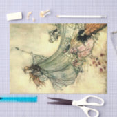 Storybook童話ヴィンテージデコページティッシュペーパー 薄葉紙 (クラフト)