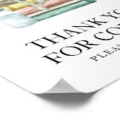 Storybook赤ちゃんシャワーありがとう来ありがとう ポスター (角)