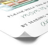 Storybook赤ちゃん救済のシャワー忙し- The Mom-to-Be ポスター (角)