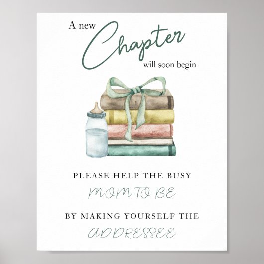 Storybook赤ちゃん救済のシャワー忙し- The Mom-to-Be ポスター (正面)