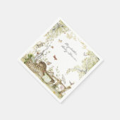 Storybook | 森のベビーシャワー スタンダードカクテルナプキン (角)