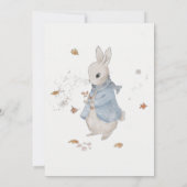Storybook | 秋のウサギのベビーシャワー招待状 招待状 (裏面)