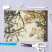 Storybook Apple Pickingヴィンテージ切り離し 薄葉紙 (クラフト)