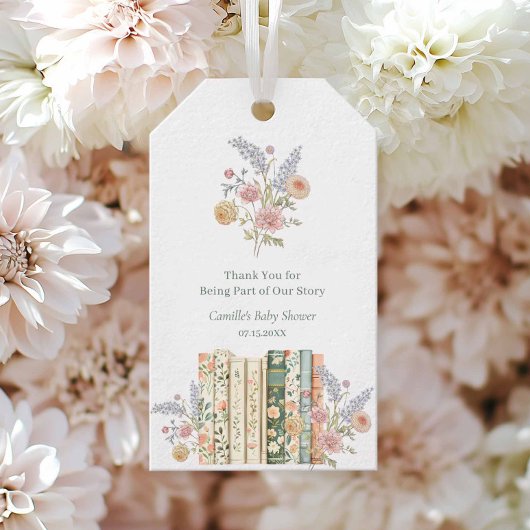 Storybook Baby Shower ギフトタグ
