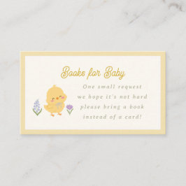 Storybook Baby Shower Books for Baby Card エンクロージャーカード