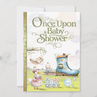 Storybook Baby Shower Invitation 招待状
